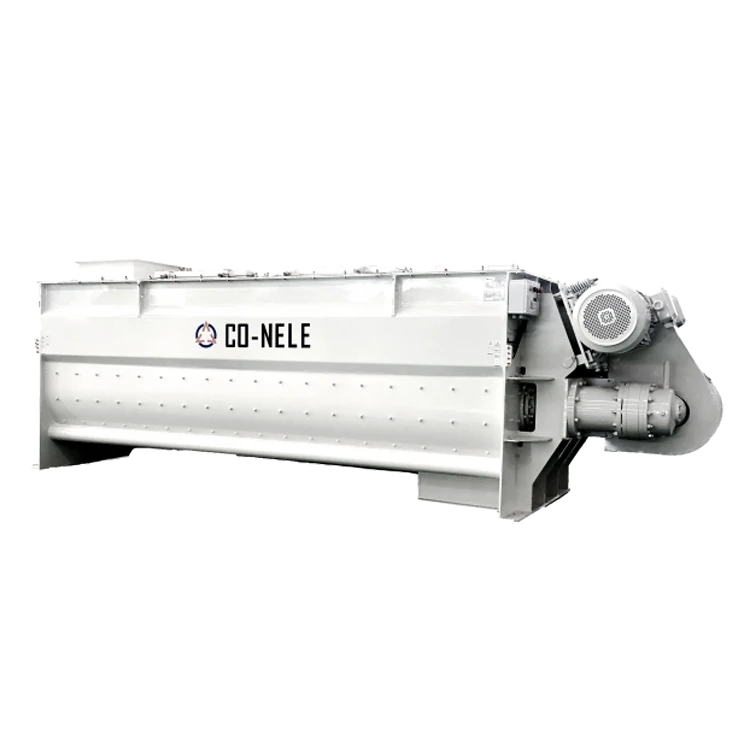 Двохвальний змішувач безперервної дії